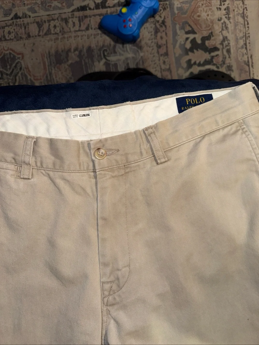 Polo Ralph Lauren “Basic Sand” Khaki Pants Chino 34/34 Classic Fit
